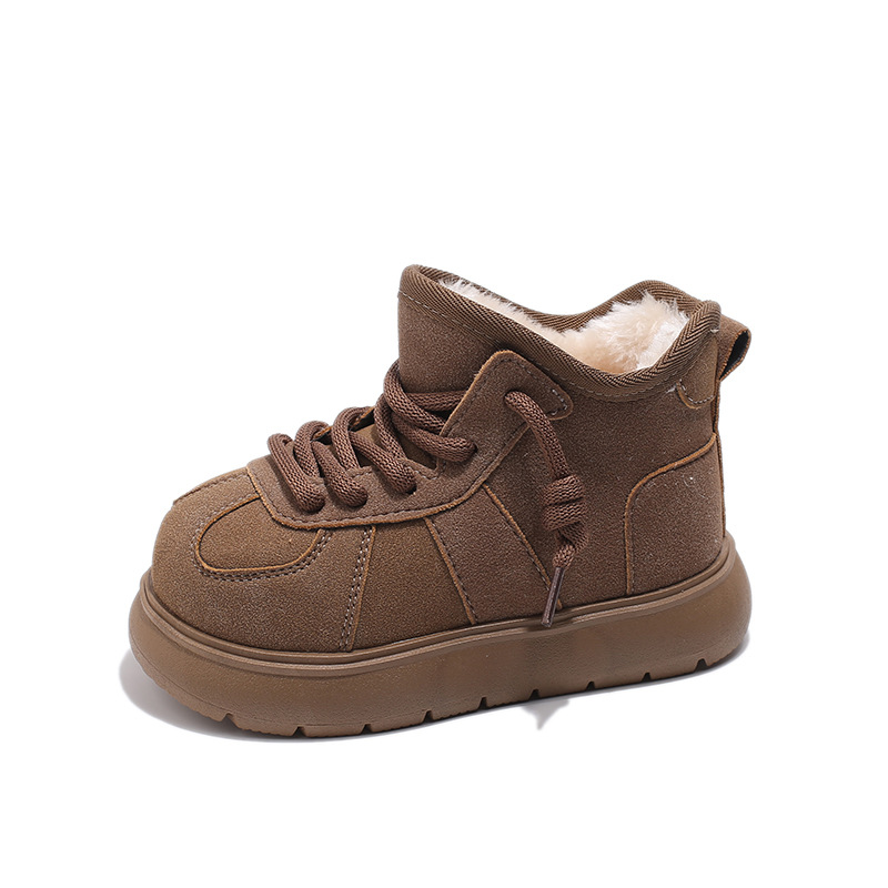 Mädchen-Schneestiefel 2025, dicke Fleece-Baumwollstiefel für den Winter, vielseitig, rutschfest, warme, weiche Sohle, kältebeständig_voghion.com