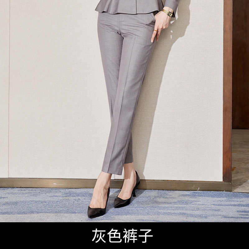 職業スーツ女性高級感グレースーツ工装ファッション気質女神範作業服スーツスーツ正装|undefined
