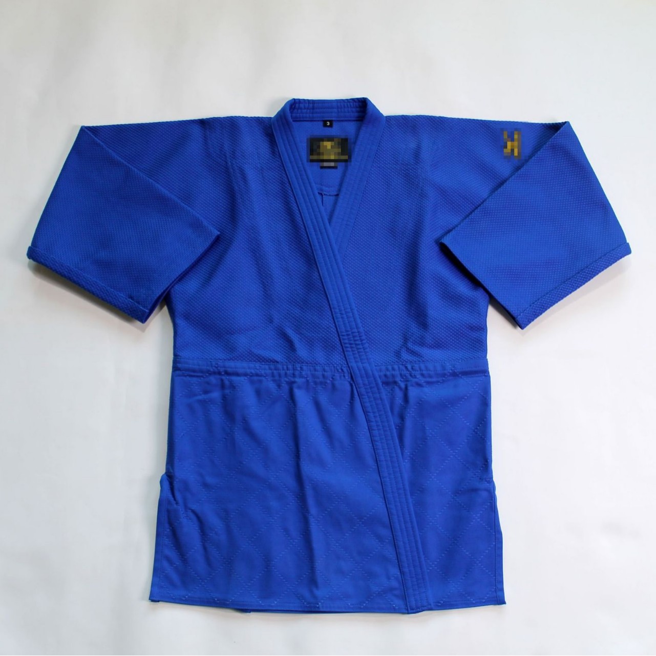 Customized Judo Uniform Blue and White Professional Competition Training Student College Embroidered Long Sleeves