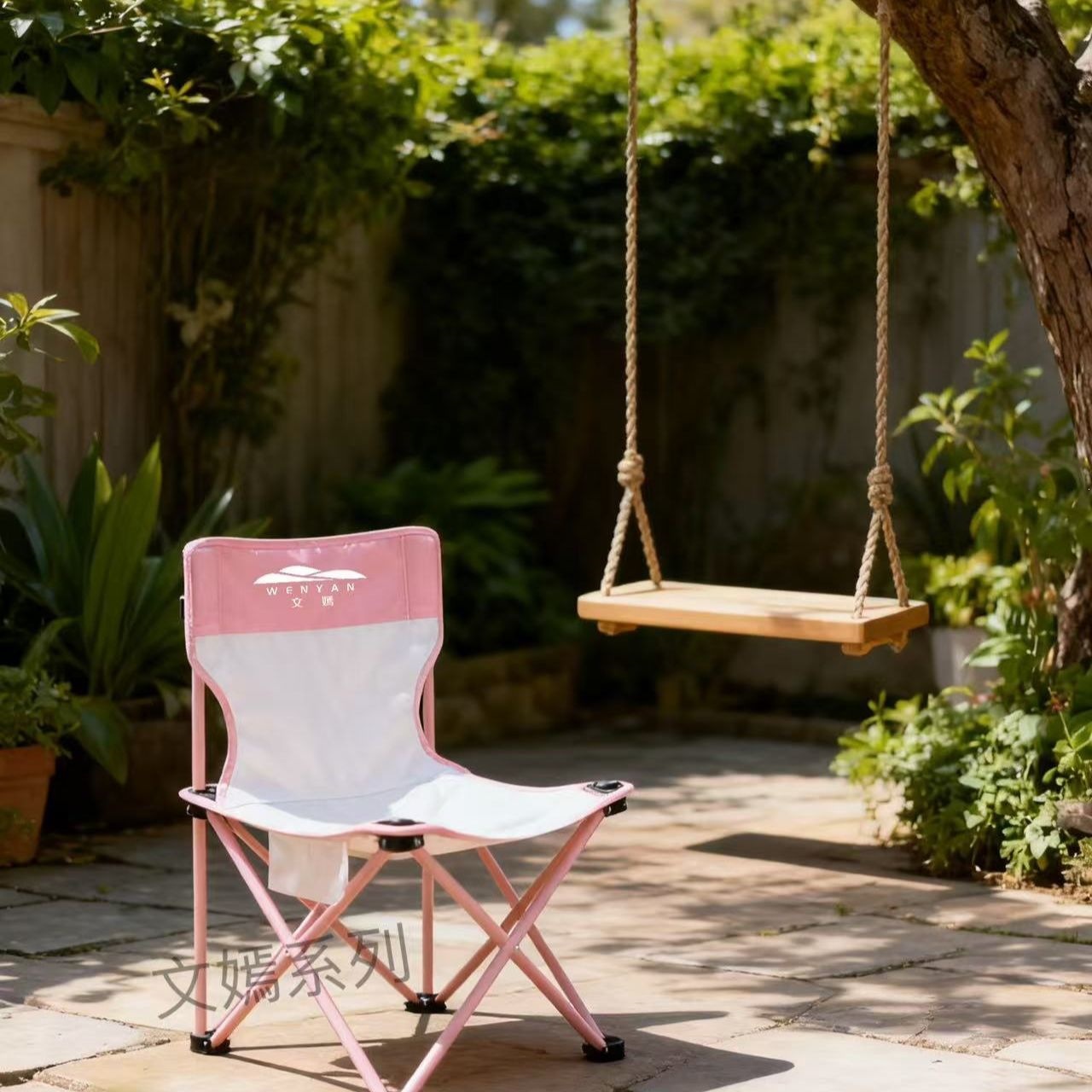 Outdoor folding chair, durable and portable, with a backrest, ultra-lightweight, suitable for camping, as an art stool, or a leisure chair for sketching