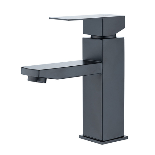 Stainless steel wash basin faucet anti-splash spout bathroom hot and cold water household face wash basin faucet