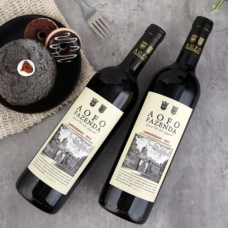 騰暉酒水廠家批發直播代發佩納城堡乾紅葡萄酒750ml14度法國紅酒