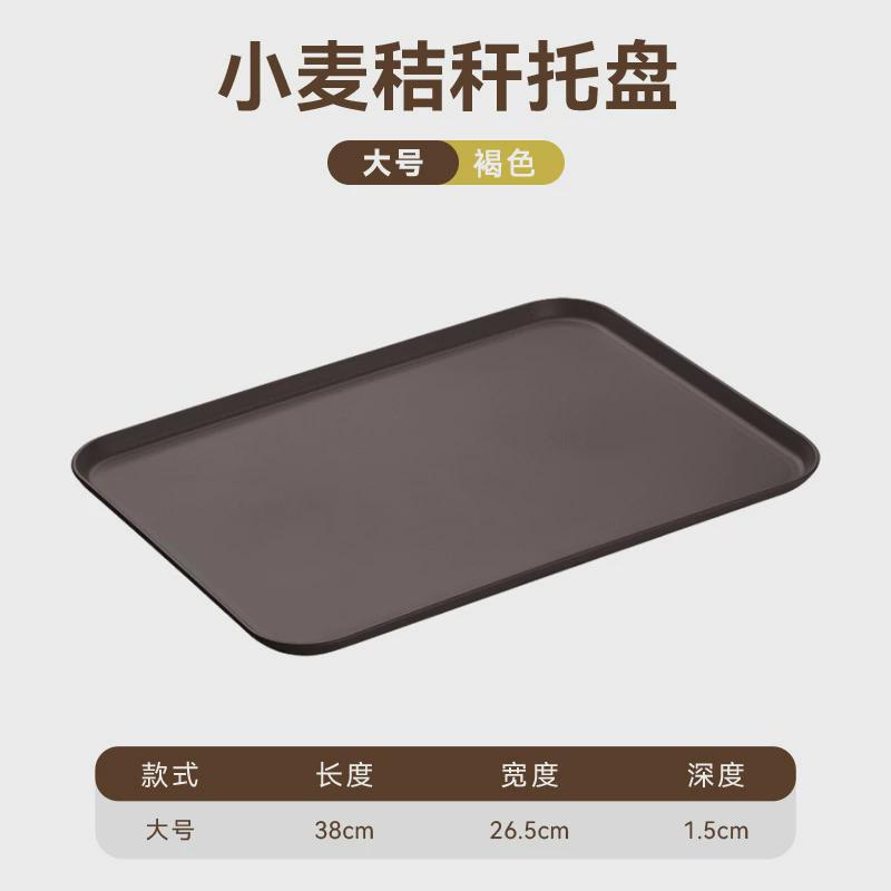 2 Size Plastic Fruit Dessert Tray Desktop Food Storage Plate