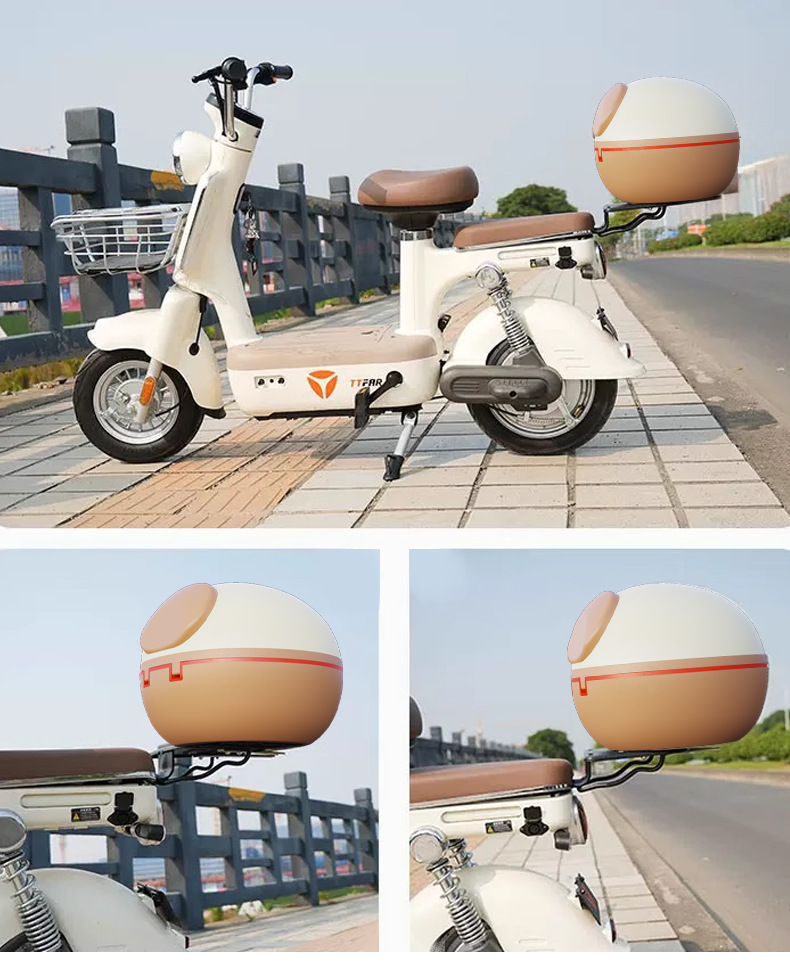 Universal electric vehicle rear trunk, motorcycle trunk, universal electric scooter rear storage box, large capacity