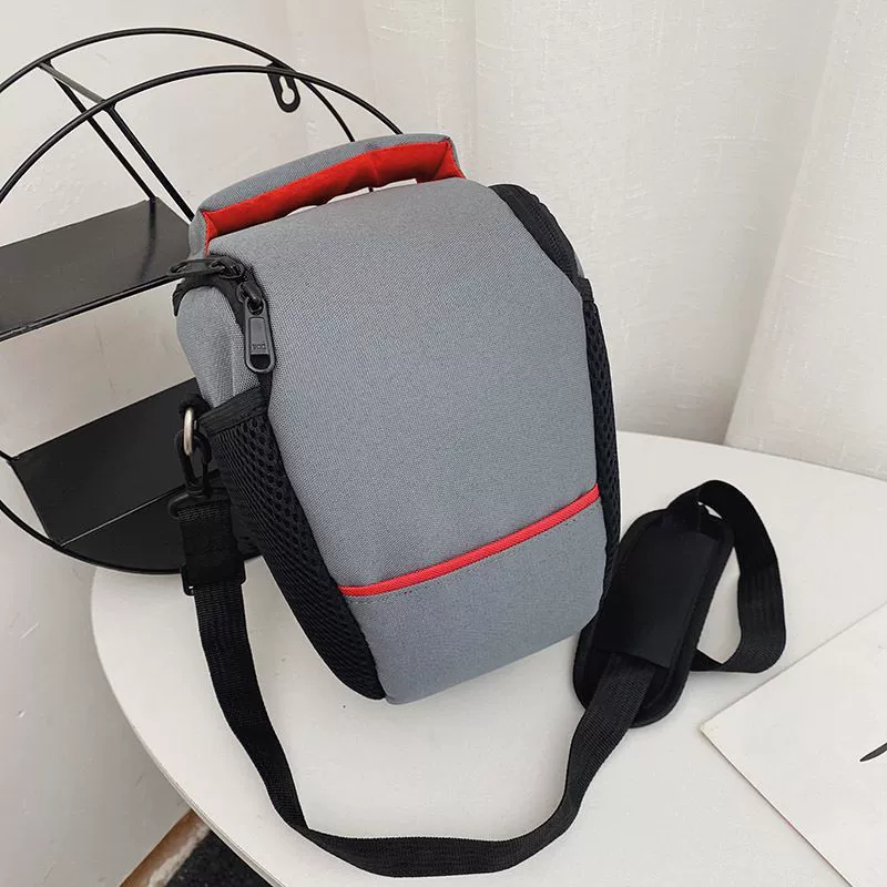 Применимая треугольная сумка для цифровой камеры Сумка через плечо для зеркальной фотокамеры на одно плечо Легкая Холщовая Сумка для хранения Внешняя торговая сумка