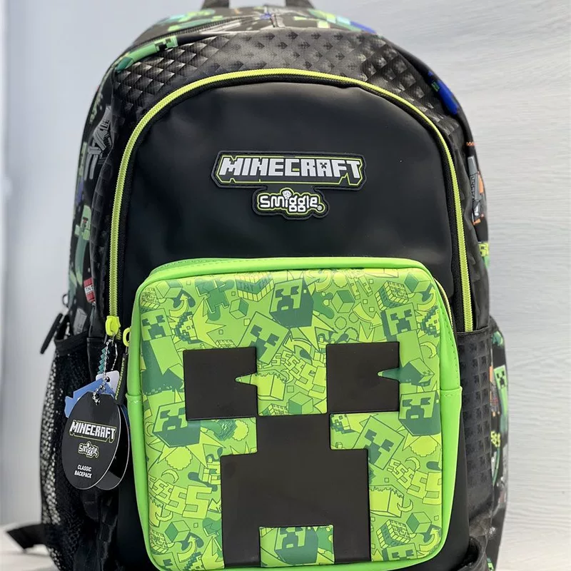 Рюкзак Smiggle, зеленая сумка, кошелек для мальчиков, держатель для карт