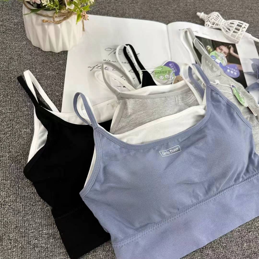 Nueva taza fija sin costuras hermosa espalda sin anillo de acero ropa interior chaleco chaleco cómodo ropa interior damas base sostén al por mayor