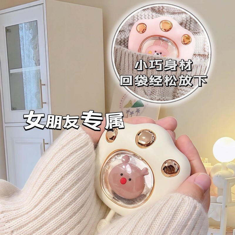 随身猫爪冬季取暖usb神器暖手学生手握迷你男女生便携充电式防爆|undefined