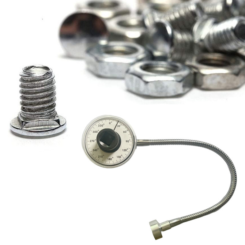 汽车360度旋转强磁扭力规 1/2角度扭力表 扭矩测角仪转角仪分度器