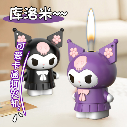 Kuromi lighter gas lighter internet celebrity ins gas lighter birthday gift lighter