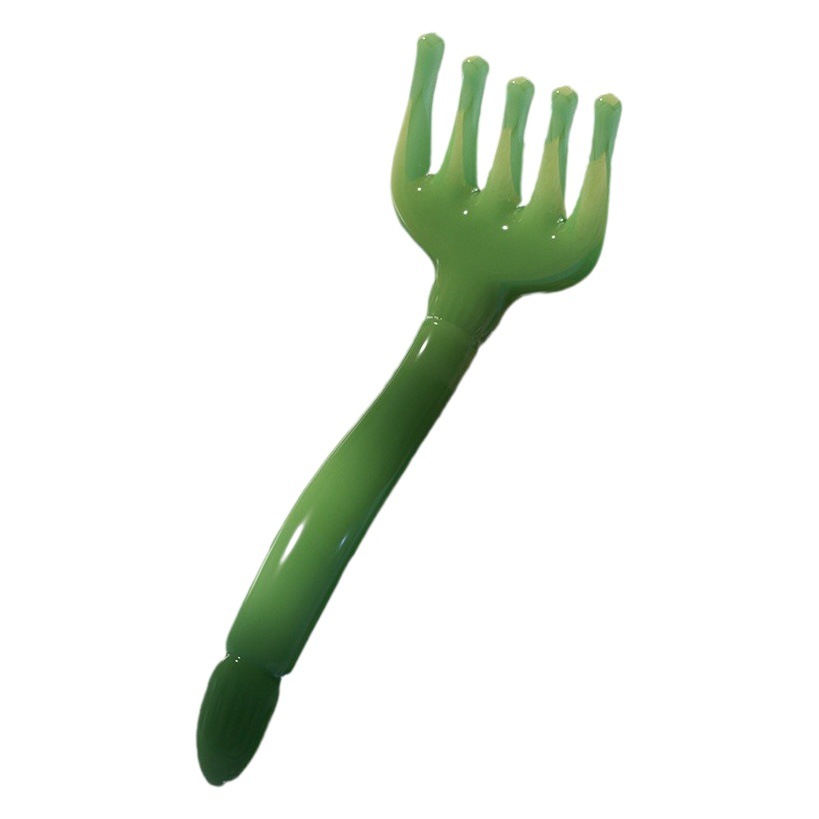 Masajeador de cabeza de cinco garras masaje peine herramienta de terapia capilar resina tendón dragado Meridian rascarse cuero cabelludo descompresión artefacto