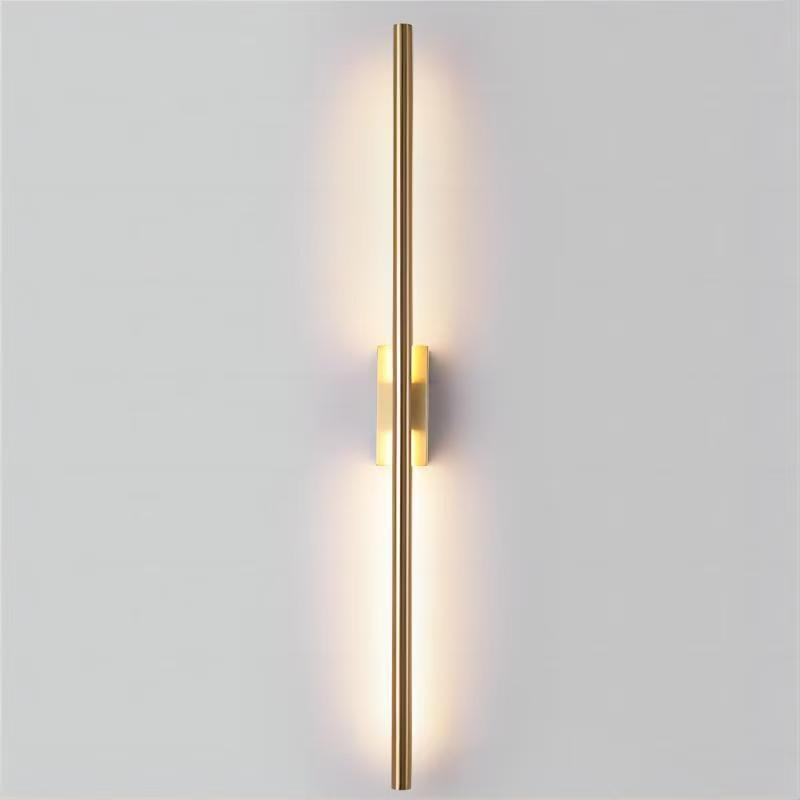 Diseñador minimalista lujoso sala de estar lámpara de pared de fondo pared dormitorio cabezal de cama hotel pasillo lámpara