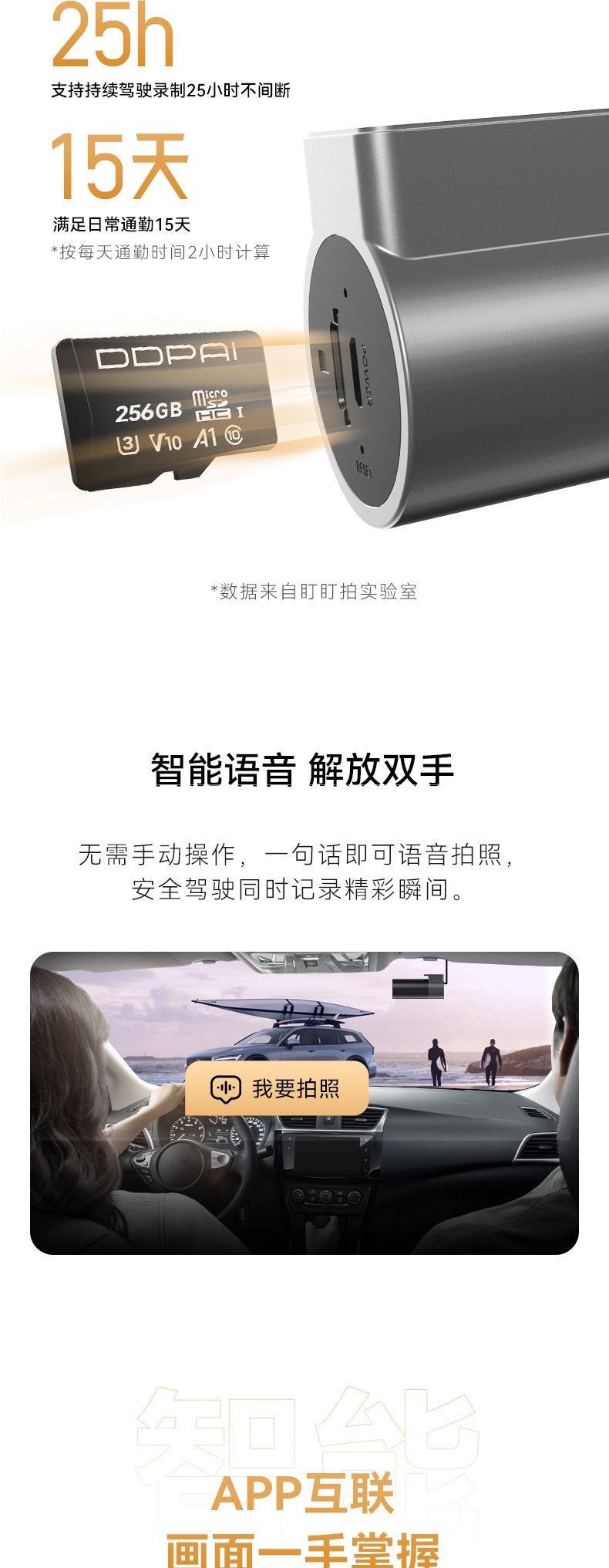 Dadapai Dash Cam 2026 New Model No-Wire Installation Ultra Hd Night Vision 24-Hour Parking Monitoring