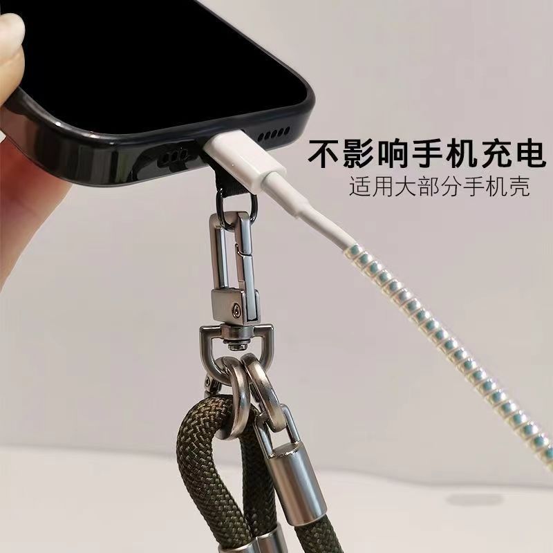 ナイロン 8 ミリメートル斜めストラップ携帯電話ストラップ調節可能な強力な屋外旅行登山ロープクロスボーダー卸売紛失防止|undefined