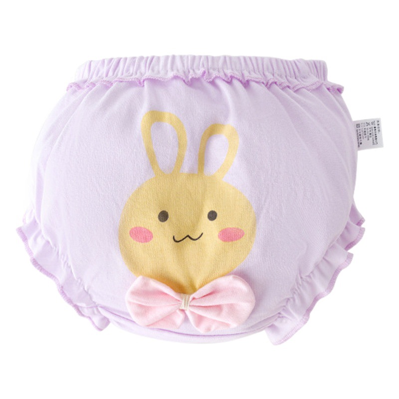 Ropa interior del bebé verano nueva clase una niña de algodón pantalones de pan de niña no clip culo pantalones cortos de la muchacha de los niños ropa interior