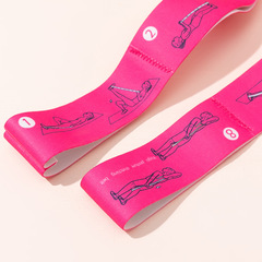 Duan belt yoga stretching stretching belt stretching belt stretching belt Iyengar auxiliary yoga rope eight-figure stretch elastic belt