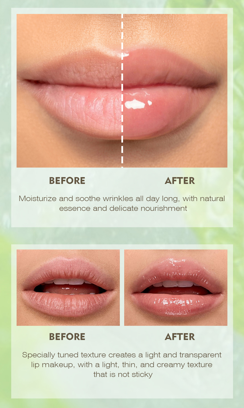 Aceite labial de larga duración Black Technology de KRISTEN LEANNE con efecto refrescante y transparencia de menta Duddy Lips_voghion.com