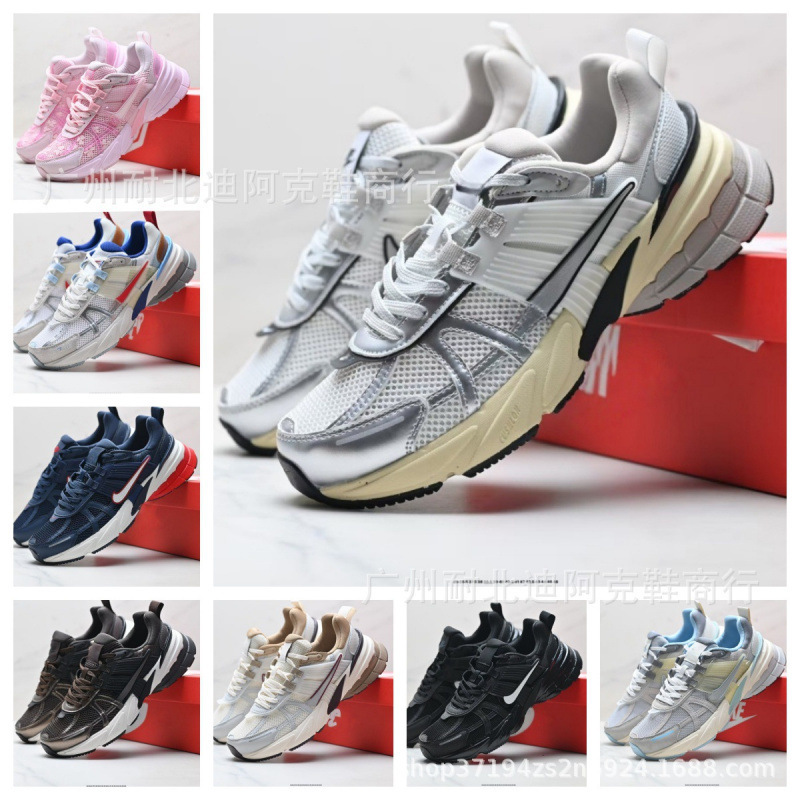 Cross-border Putian Nike Official V2K Men's and Women's Fashionable Running Sports Shoes with Breathable Mesh, Casual Large Size Running Shoes Cross-border Putian Nike Official V2K Men's and Women's Fashionable Running Sports Shoes with Breathable Mesh, Casual Large Size Running Shoes