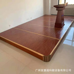 教室讲台地台成品可移动小舞台教学站台实木钢木圆角定制踏步台