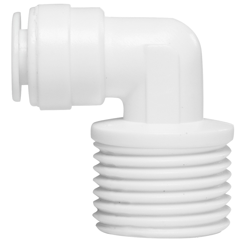 Conector de tipo L sin tarjeta 4048 conector 4 puntos dientes exteriores gire 2 puntos tubo conexión rápida RO purificador de agua pura accesorios universales