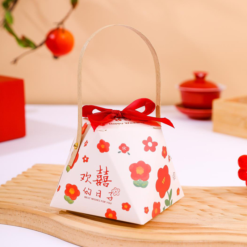 喜糖盒子2022新款結婚喜糖盒婚禮糖果禮盒裝高級感網紅包裝盒