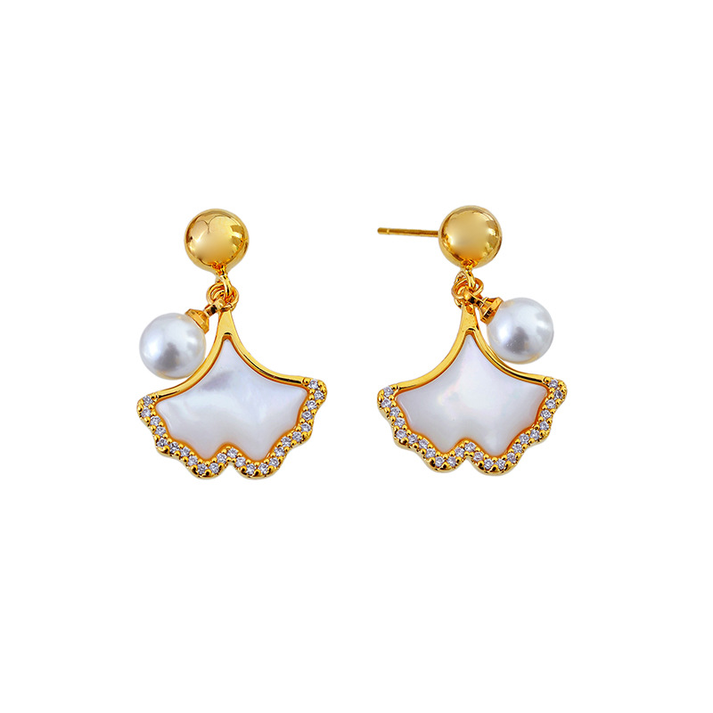 은행나무 귀걸이