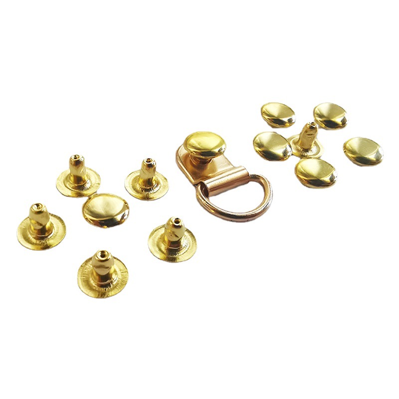 Suministro transfronterizo 9*14mm mosquetón material de cobre instalación de distribución de uñas zapatos de escalada Correa hebilla del zapato bolsa D anillo