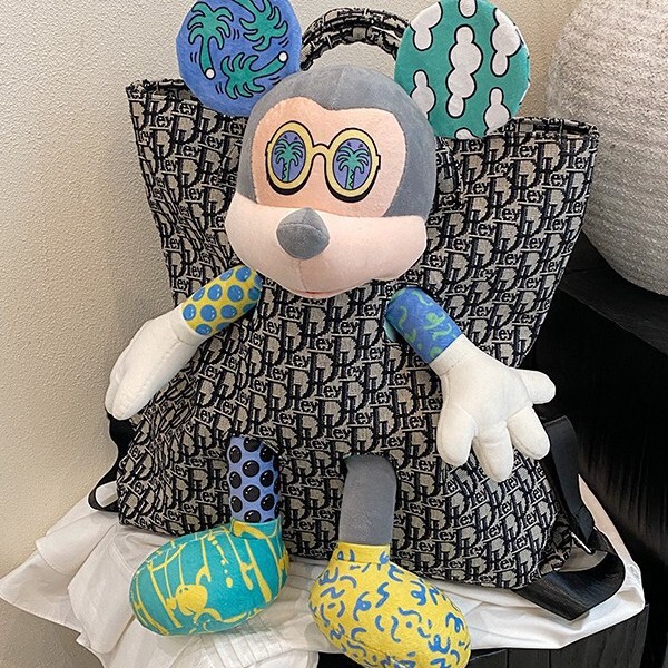 2025 New Ins Style Mickey Doll Bag Dao Printed Fashion Versatile Backpack Stereo Doll Women's Bag 2025 New Ins Style Mickey Doll Bag Dao Printed Fashion Versatile Backpack Stereo Doll Women's Bag