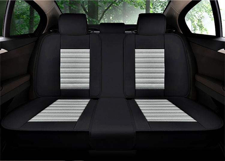 Car Seat Cushion Cover, Linen Full Surround Fabric Seat Cover, Universal for All Seasons, Summer Seat Cushion
