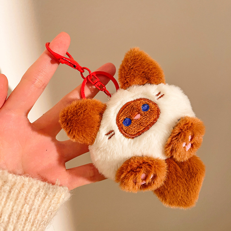 Tuantuan 猫のおもちゃペンダント手作りキーホルダーバッグ漫画ペンダントぬいぐるみ人形マシン卸売|undefined