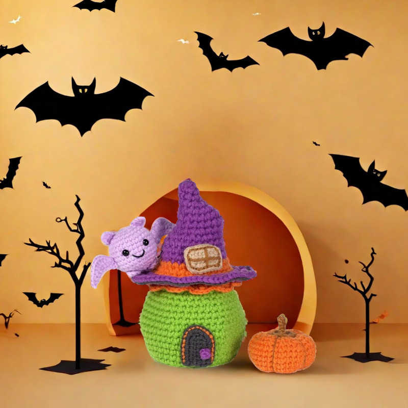 Popular Handmade Crochet Material Package Christmas Set Knitting DIY Wool Making Small Toys Ornaments Crochet Gifts