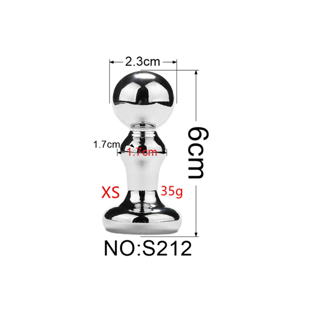 Detachable Anal Plug Heads, Silicone & Metal Options, Multiple Shapes and Sizes