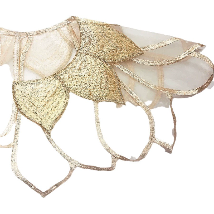 Ogen пряжа из полиэстера Hanfu Lotus Lotus Sheng Ming Шипс тяжелая вышивка в китайском стиле