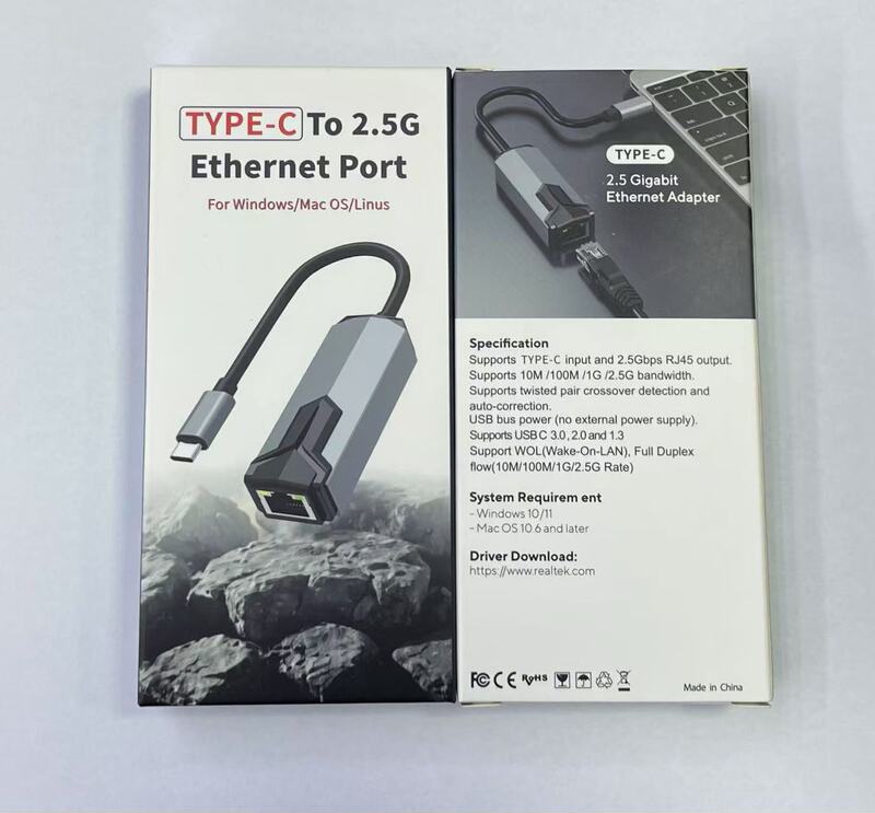 クロスボーダー 5G 有線ネットワーク カード USB/Type-C ターン インターフェイスからネットワーク ケーブル rj45 ギガビット イーサネット有線ネットワーク ポート|undefined