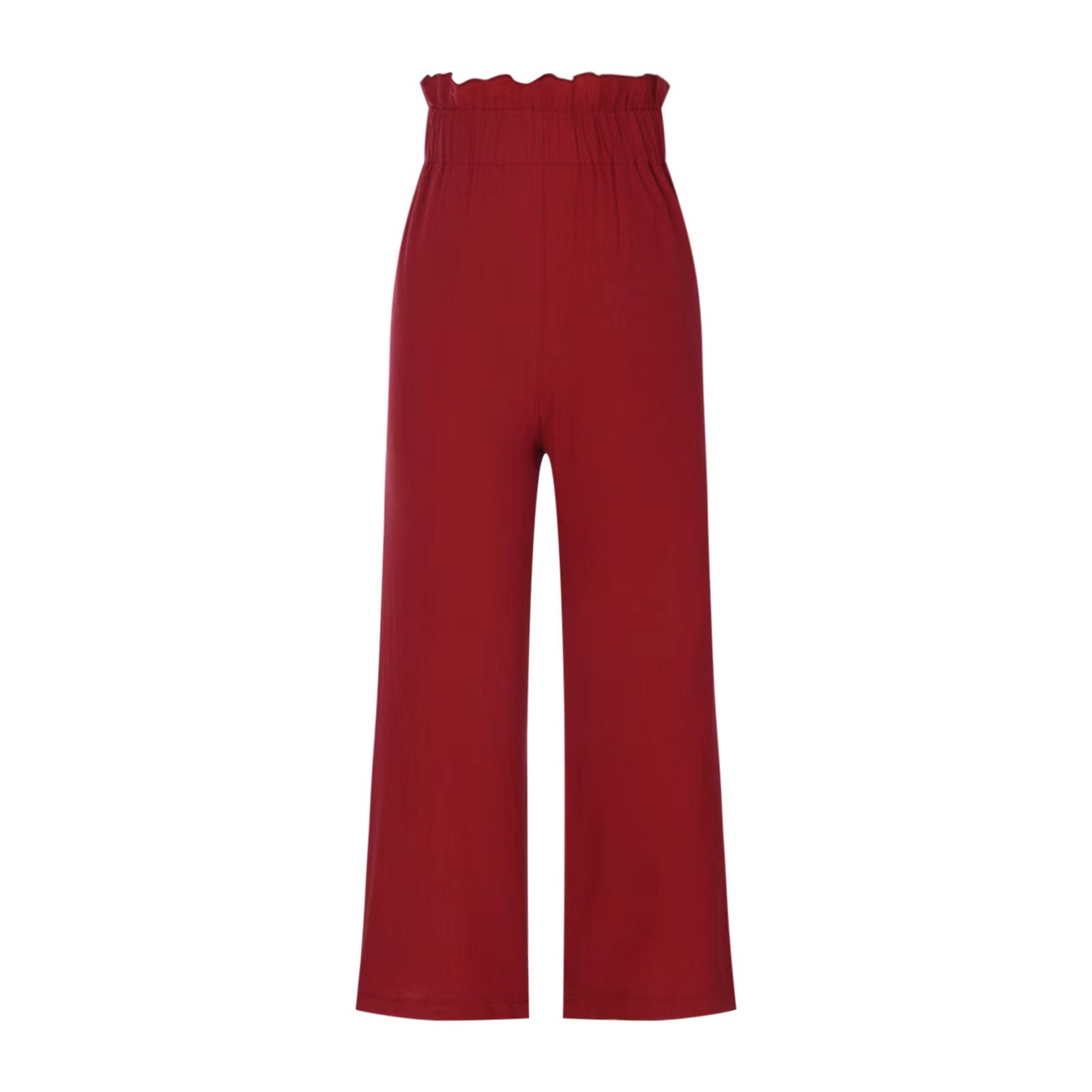 Women's Daily Simple Style Solid Color Full Length Casual Pants Wide Leg Pants display picture 8