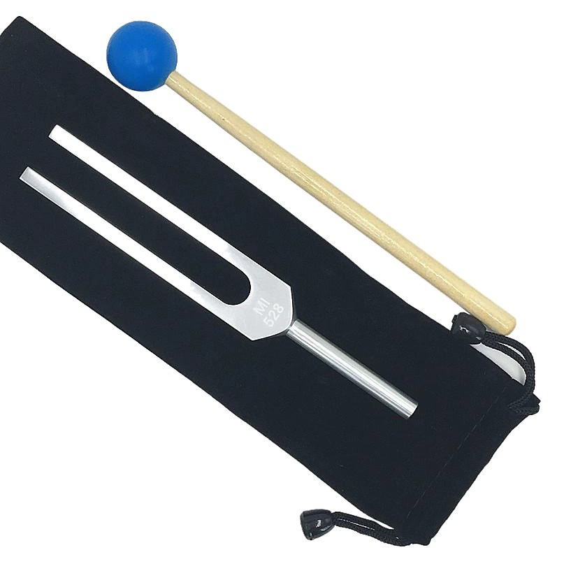 Камертон MI528 алюминиевый сплав 528 Гц камертон подарок камертон с тканевым покрытием звуковой молоток может быть лазерным протиранием тканью