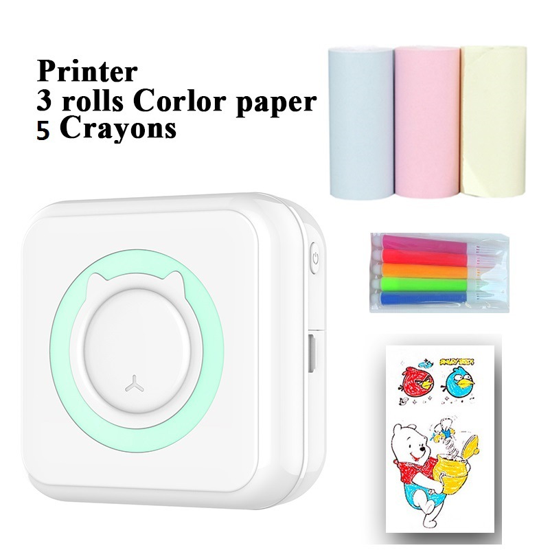 C15 impresora de etiquetas con Bluetooth portátil de mano térmica etiqueta engomada del inodoro impresión pequeña máquina de pregunta equivocada de bolsillo