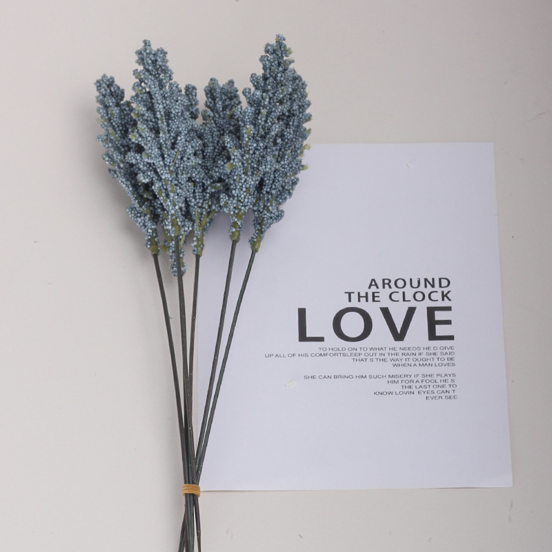 Artificial trigo oreja grano oreja rural decoración del hogar arreglo de flores flor artificial fotografía de la boda flor falsa colorido grano oreja