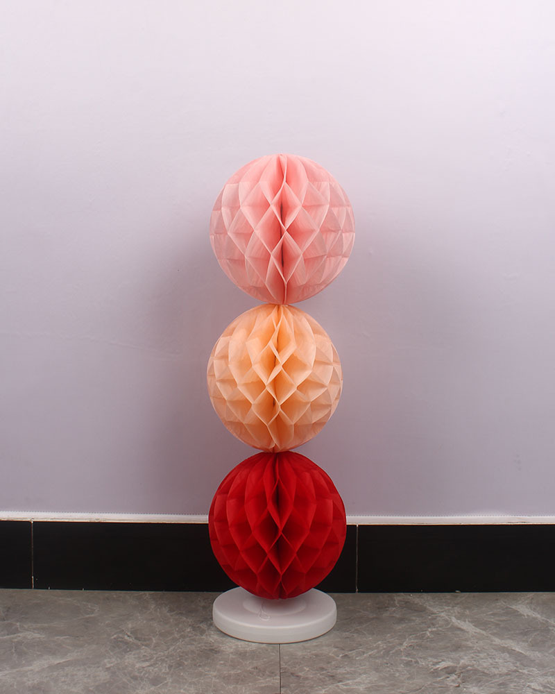 Nueva decoración de la casa Bola de panal adornos de Boda boda habitación diseño traje ceremonia de boda panal bola decoración Fondo pared