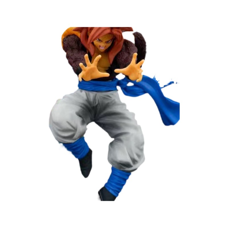 Dragon Ball GT serie forma de batalla Super cuatro wukong vegeta wukita muñeca hecha a mano anime modelo adornos