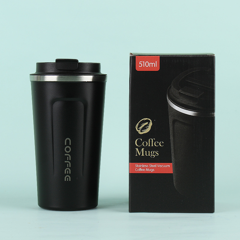 Taza de vacío de café de segunda generación de acero inoxidable 304 simple gran capacidad portátil al aire libre para hombres y mujeres taza portátil de oficina en stock