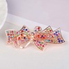 Metal cute hairgrip with bow for adults, big hairpin, ponytail