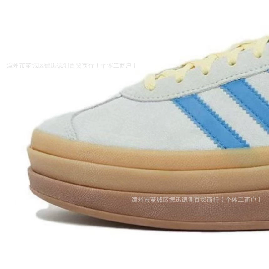 Подлинные оригинальные кожаные туфли Gazelle Adidas низкого кроя, массивная подошва, кроссовки, стиль змеи года, тренировочные кроссовки AD