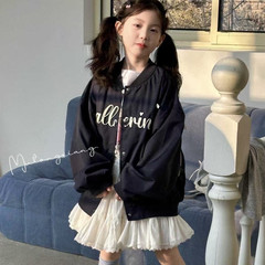 女童外套2025秋季新款棒球服中大童韩系春秋洋气儿童夹克潮