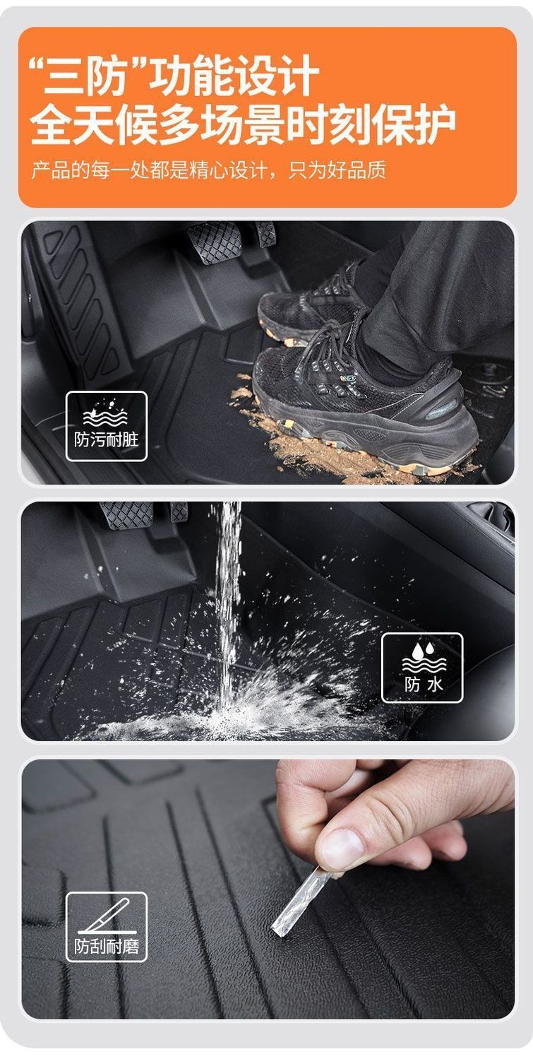Car Floor Mats Custom Fit for All Car Models, Odorless, Non-Slip