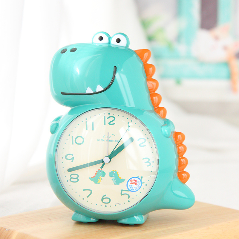 Cute Dinosaur Creative Multifunctional Student Alarm Clock Mute Bedside Luminous Lazy Cartoon Talking Children Alarm Clock Cute Dinosaur Creative Multifunctional Student Alarm Clock Mute Bedside Luminous Lazy Cartoon Talking Children Alarm Clock