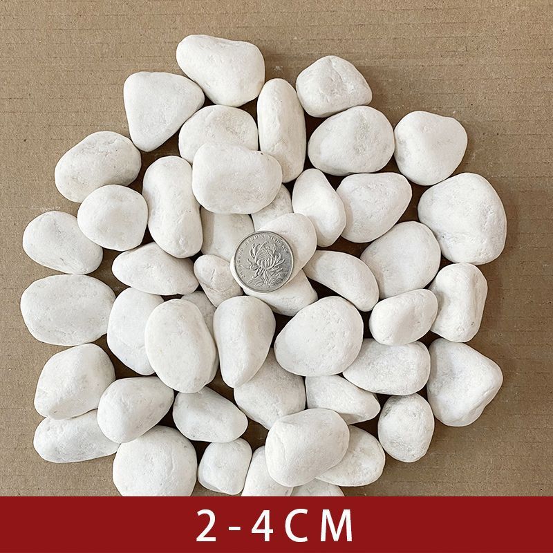 2-4cm 흰색 자갈 50kg개