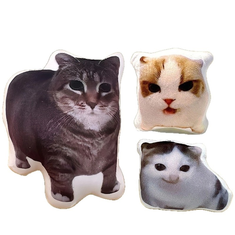 oiiaioooooiai猫表情包语音挂件小猫发声玩偶搞笑宠物解压钥匙扣|undefined