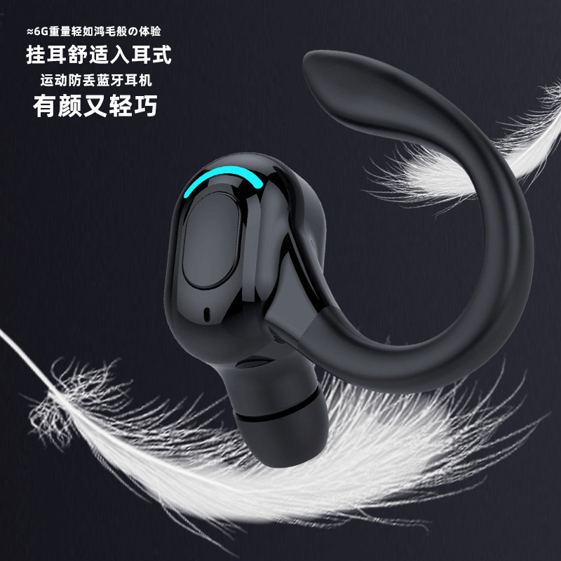 Transfronterizo Excelay F8 auricular Bluetooth Deportes oreja colgando anti-perdida color en la oreja tapones para los oídos inalámbricos fuente de fábrica