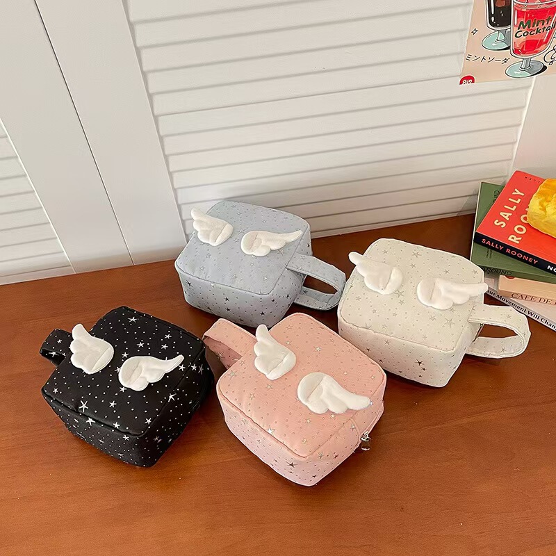 Star Makeup Bag for Women, Cute Portable Camera Bag, Mobile Phone Storage Bag, Lipstick Miscellaneous Items Coin Purse, Clutch Bag